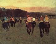 Edgar Degas Race horses in Longchamp Germany oil painting artist